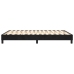 Estructura de cama sin colchón terciopelo negro 140x190 cm