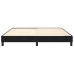 Estructura de cama sin colchón terciopelo negro 160x200 cm