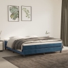 vidaXL Estructura de cama de terciopelo azul 160x200 cm