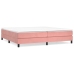 vidaXL Estructura de cama de terciopelo rosa 200x200 cm