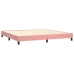 vidaXL Estructura de cama de terciopelo rosa 200x200 cm