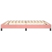 vidaXL Estructura de cama de terciopelo rosa 200x200 cm