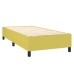 Estructura de cama sin colchón tela verde 100x200 cm