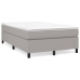 Estructura de cama sin colchón tela gris claro 120x200 cm