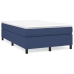 Estructura de cama sin colchón tela azul 120x200 cm