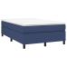 Estructura de cama sin colchón tela azul 120x200 cm