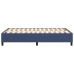 Estructura de cama sin colchón tela azul 120x200 cm