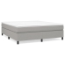 Cama sin colchón tela gris claro 180x200 cm