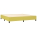 Estructura de cama sin colchón tela verde 200x200 cm