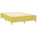 Estructura de cama sin colchón tela verde 140x200 cm