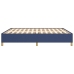 Cama sin colchón tela azul 180x200 cm