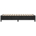 Estructura de cama sin colchón terciopelo negro 100x200 cm