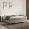 vidaXL Estructura de cama de terciopelo gris claro 160x200 cm