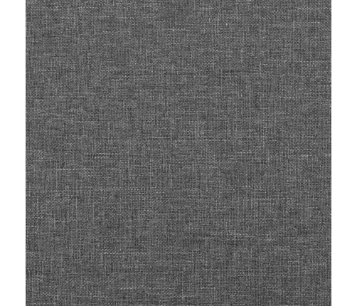 vidaXL Cabeceros 4 unidades de tela gris oscuro 80x5x78/88 cm