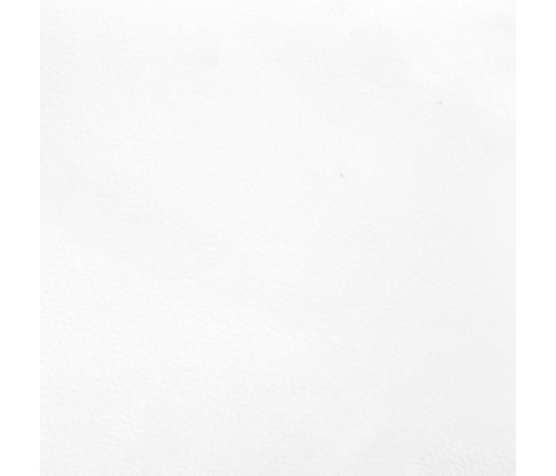 vidaXL Cabeceros 2 unidades de cuero sintético blanco 100x5x78/88 cm