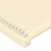 vidaXL Cabeceros 2 unidades cuero sintético color crema 90x5x78/88cm