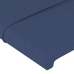 Cabeceros 4 unidades de tela azul 90x5x78/88 cm