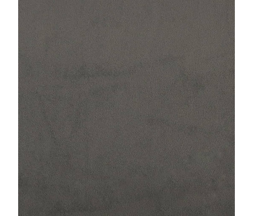 vidaXL Cabeceros 2 unidades de terciopelo gris oscuro 80x5x78/88 cm