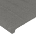 vidaXL Cabeceros 4 unidades tela gris oscuro 72x5x78/88 cm