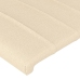 vidaXL Cabeceros 4 unidades de tela color crema 100x5x78/88 cm