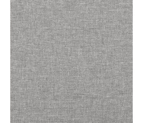 vidaXL Cabeceros 2 unidades de tela gris claro 90x7x78/88 cm