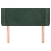 vidaXL Cabecero de terciopelo verde oscuro 83x23x78/88 cm