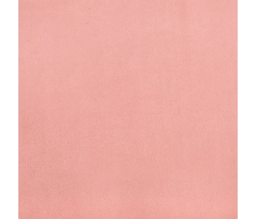 Cabecero de terciopelo rosa 203x23x78/88 cm