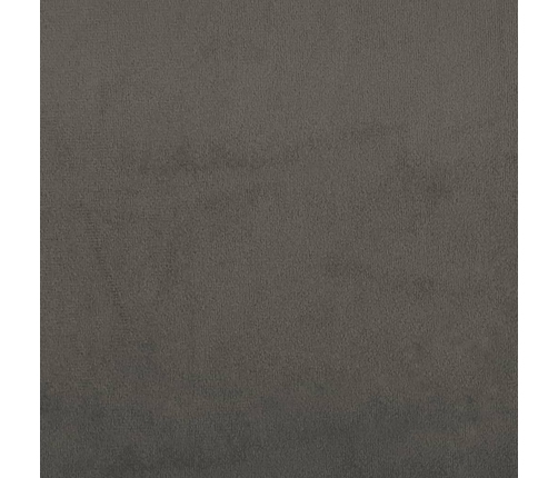 vidaXL Cabecero de terciopelo gris oscuro 93x23x78/88 cm