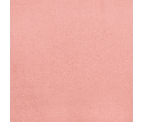 Cabecero de terciopelo rosa 93x23x78/88 cm