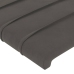 vidaXL Cabecero con orejas de terciopelo gris oscuro 93x23x118/128 cm