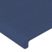 Cabecero de tela azul 83x16x78/88 cm
