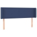 Cabecero de tela azul 147x16x78/88 cm