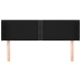Cabecero de tela negro 147x16x78/88 cm