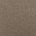 Cabecero de tela gris taupe 163x16x78/88 cm