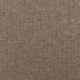 Cabecero de tela gris taupe 163x16x78/88 cm