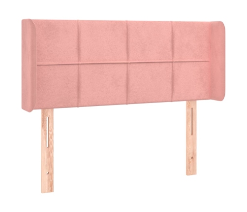 vidaXL Cabecero de terciopelo rosa 83x16x78/88 cm