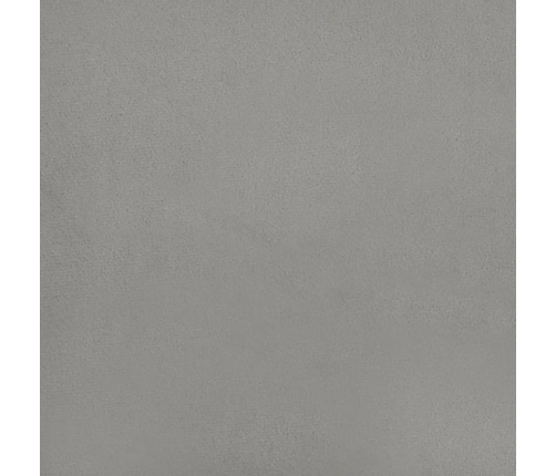 vidaXL Cabecero de terciopelo gris claro 163x16x78/88 cm