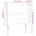 Cabecero con LED cuero sintético capuchino 103x16x118/128cm