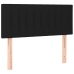 Cama box spring con colchón tela negro 100x200 cm
