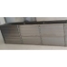 Cama box spring con colchón tela negro 160x200 cm