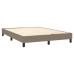 vidaXL Cama box spring con colchón LED tela gris taupe 140x190 cm