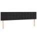 Cama box spring con colchón terciopelo negro 200x200 cm