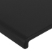 Estructura de cama sin colchón cuero sintético negro 100x200 cm