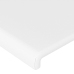 Estructura de cama sin colchón cuero sintético blanco 140x190cm