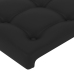 vidaXL Estructura de cama con cabecero cuero sintético negro 90x200 cm