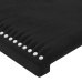 vidaXL Estructura de cama con cabecero de terciopelo negro 120x200 cm