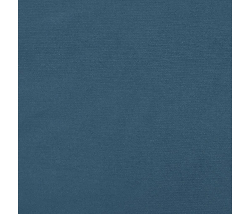 Estructura de cama sin colchón terciopelo azul oscuro 140x200cm