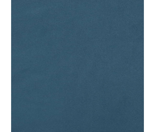 Estructura cama sin colchón terciopelo azul oscuro 200x200 cm