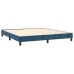 vidaXL Cama box spring con colchón terciopelo azul oscuro 180x200 cm