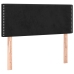 Cama box spring con colchón terciopelo negro 120x200 cm
